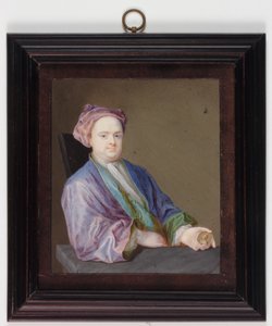 Edward, Lord Harley (akvarel på elfenben)