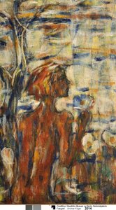 Kind in Blüten af Christian Rohlfs
