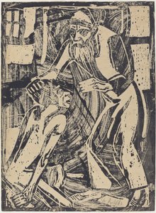Return of the Prodigal Son, 1916. af Christian Rohlfs