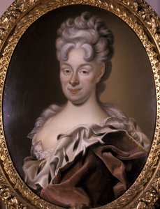 Magdalene Sybille, hertuginde af Sachsen-Eisenach, 1708 (olie på kobber)