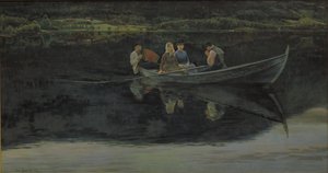 Midsommeraften i Norge af Christian Skredsvig