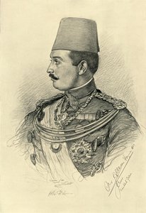 Abbas II Helmy Bey, Koubbeh Palace, Cairo, Egypten, 1898. af Christian Wilhelm Allers