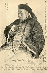 Hans Excellence Dao-Tai-Chu, Hankow, Kina, 1898. af Christian Wilhelm Allers