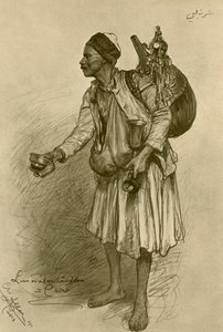 Lemonade-sælger, Cairo, Egypten, 1898. af Christian Wilhelm Allers