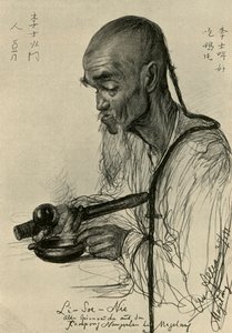 Li-Soe-Nie - mand, der ryger opium, Magalang, Java, 1898.