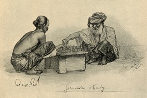 Penge[udlåner], Kandy, Ceylon, 1898.