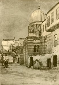 Moske, Cairo, Egypten, 1898. af Christian Wilhelm Allers
