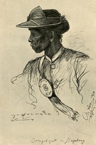 Politimand, Magalang, Java, 1898. af Christian Wilhelm Allers