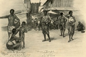 Gadescene, Bangkok, Siam, 1898.