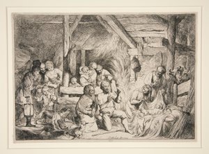 Tilbedelse af hyrderne af Christian Wilhelm Ernst Dietrich