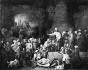 Kristus helbreder de syge, 1742.