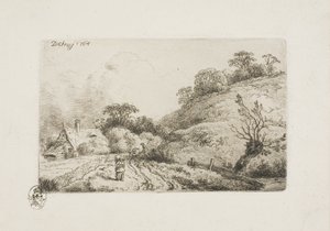 Kornmarken (Rembrandt Manner) af Christian Wilhelm Ernst Dietrich