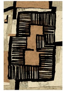 Former af hjem, 2023 (monoprint)