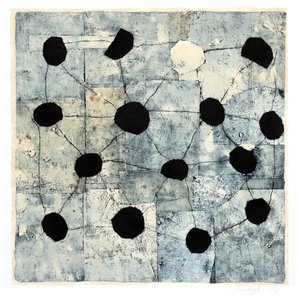 Union, 2017 (monotypi på papir) af Christina Fedyk