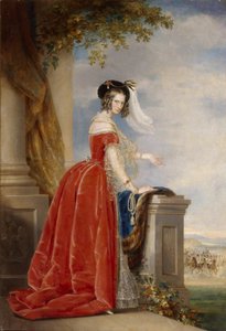 Portræt af kejserinde Alexandra Fyodorovna Charlotte af Preussen, kejser Nicholas I