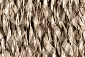 Abstrakt sepia-geometri af Christina Sillen