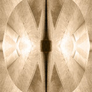 Arkitektonisk abstrakt symmetri af Christina Sillen