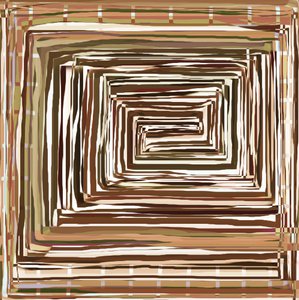 Jordnær spiralformet geometri