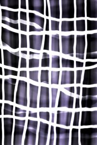 Indigo – Abstrakt gitter af Christina Sillen