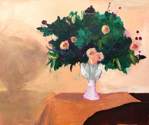 Elegant rosenbuket af Christine Lindstrom