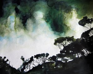 Stemningsfuld skysky af Christine Lindstrom