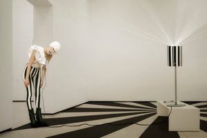 Sort-hvid-stribet Vision af Christine von Diepenbroek