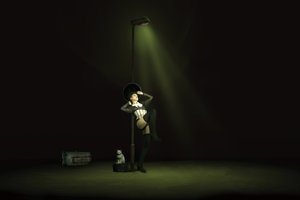 Cabaret-gadescene af Christine von Diepenbroek