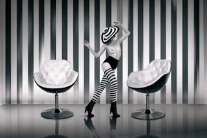 Elegante nude-striber af Christine von Diepenbroek