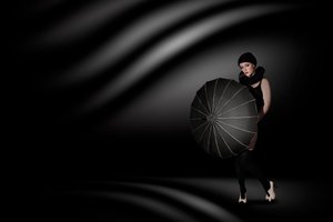 Elegant dameparaply af Christine von Diepenbroek