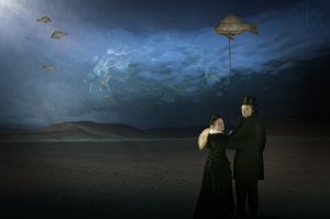Surrealistisk flyvefisk af Christine von Diepenbroek