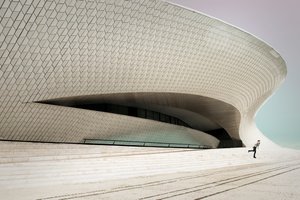 Hvid arkitektonisk fejebørste