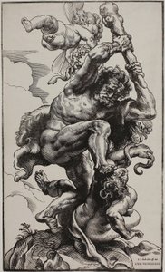 Hercules dræber misundelse af Christoffel Jegher