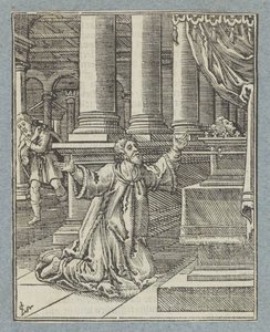 Davids omvendelse og straf af Christoffel van Sichem (II)