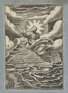 Første skabelsesdag: adskillelse mellem lys og mørke af Christoffel van Sichem (II)