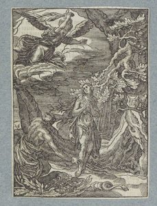 Udvisning fra paradis af Christoffel van Sichem (II)