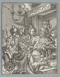 Belshazzars fest af Christoffel van Sichem (II)
