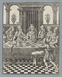 Fest for Vasti, Ahasverus
