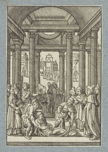 Begravelse af Stephen af Christoffel van Sichem (II)