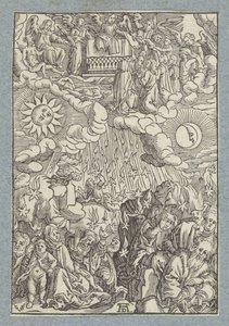 Åbning af femte og sjette segl af Christoffel van Sichem (II)