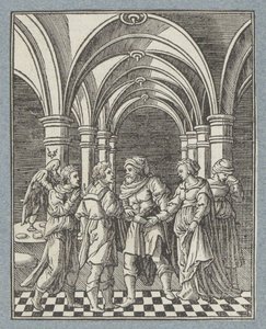 Tobias og Saras ægteskab af Christoffel van Sichem (II)