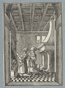 Tobias og Saras bryllupsnat af Christoffel van Sichem (II)