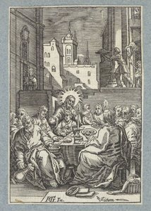Sidste aftensmad af Christoffel van Sichem (II)