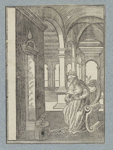 Manasse i fængsel af Christoffel van Sichem (II)
