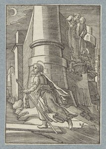 Pauls flugt fra Damaskus af Christoffel van Sichem (II)