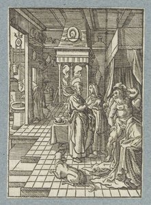 Peter dræber Aeneas af Christoffel van Sichem (II)