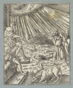 Kvægpest eller Hagl- og Tordenvejrpest af Christoffel van Sichem (II)