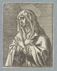 sørgende Mary Kristus, Maria og de tolv apostle (serietitel)