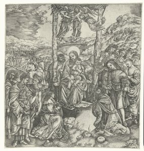 Tilbedelse af kongerne af Christoforo di Michele Robetta