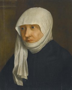 Portræt af en dame, som menes at være Sabina af Bayern (1492-1564) af Christoph Amberger