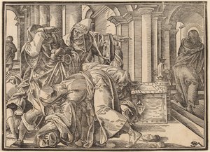 Kristus fortæller sine disciple om den sidste dom af Christoph Murer